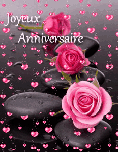 gif joyeux anniversaire roses